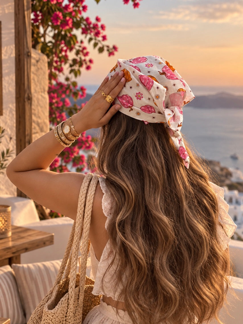 GOLDEN BLUSH BANDANA