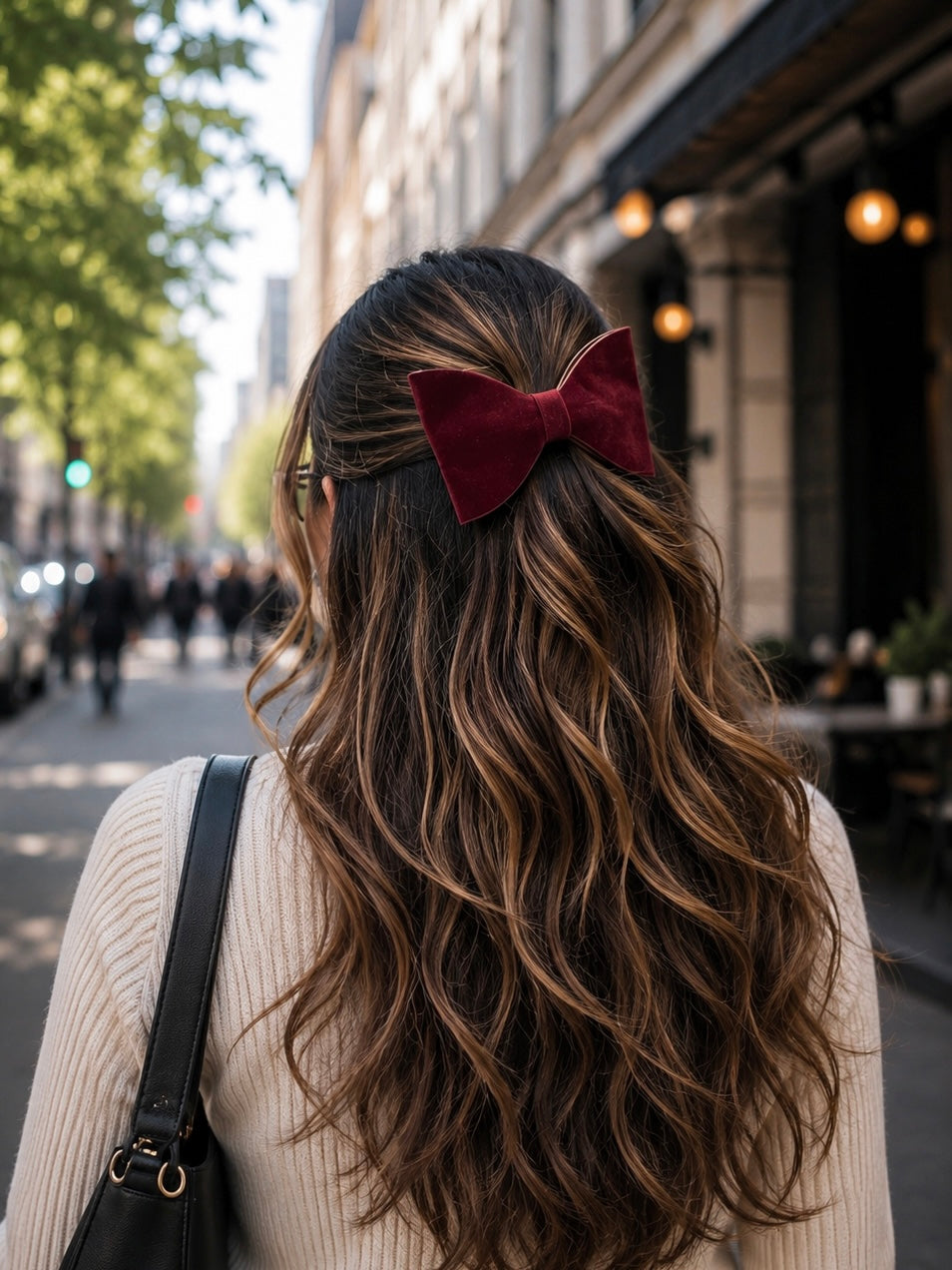 BORDEAUX BELLA CLASSIC BOW