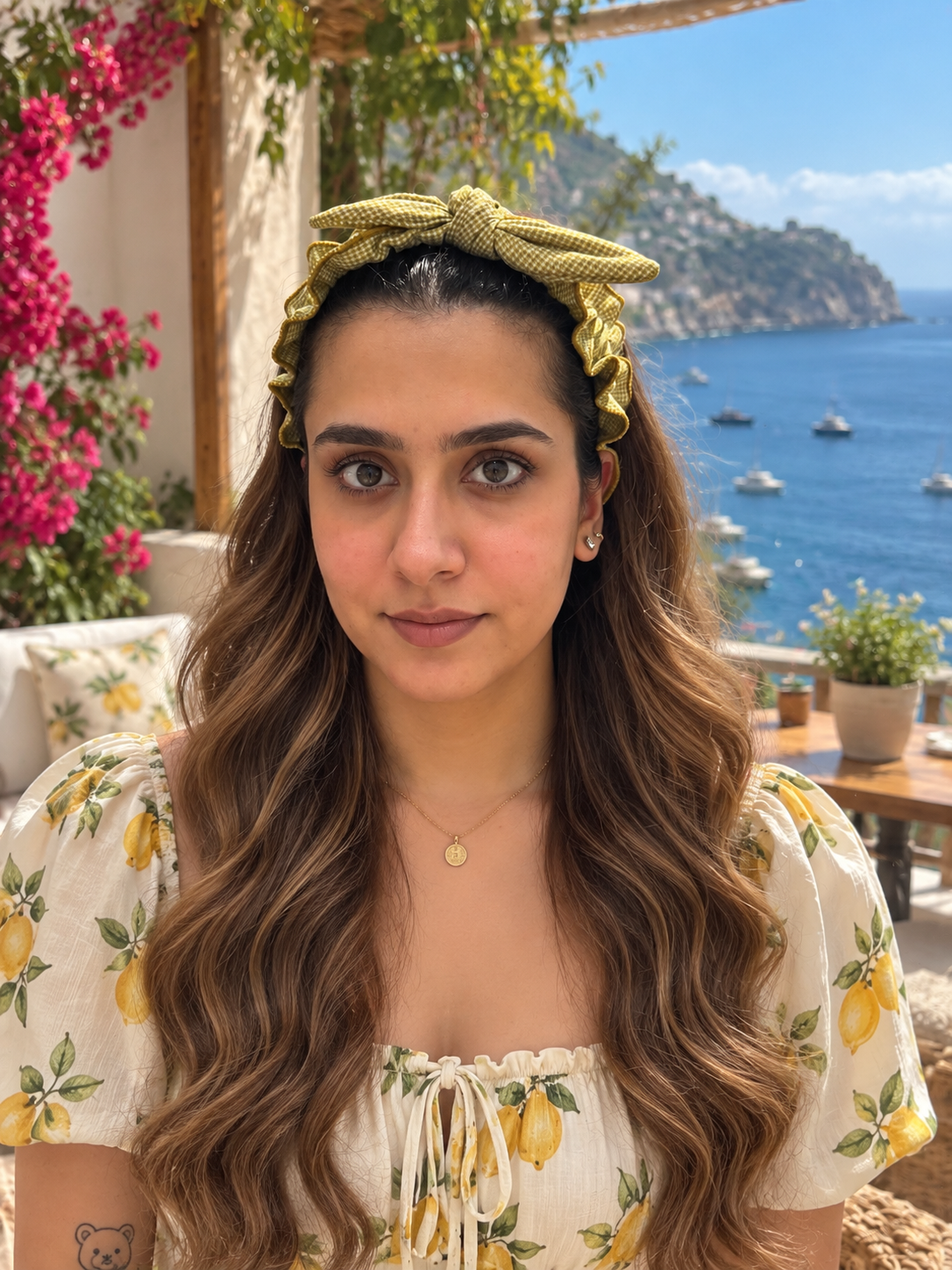 LEMON LINES HEADBAND