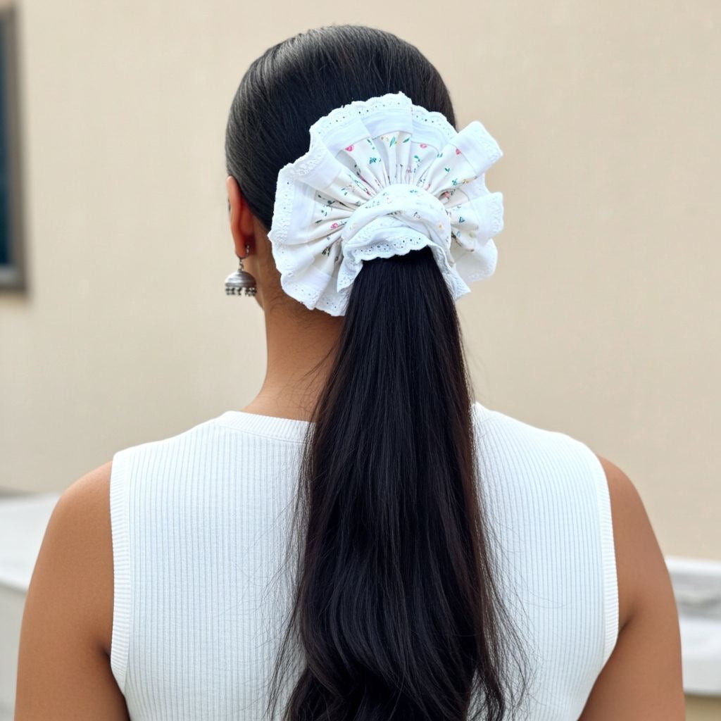 BUTTERMILK GIANT SCRUNCHIE