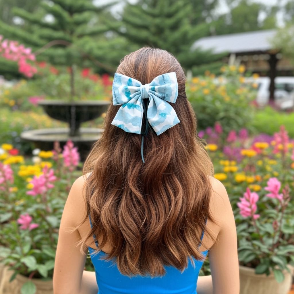 SEA BREEZE PIGTAIL BOW