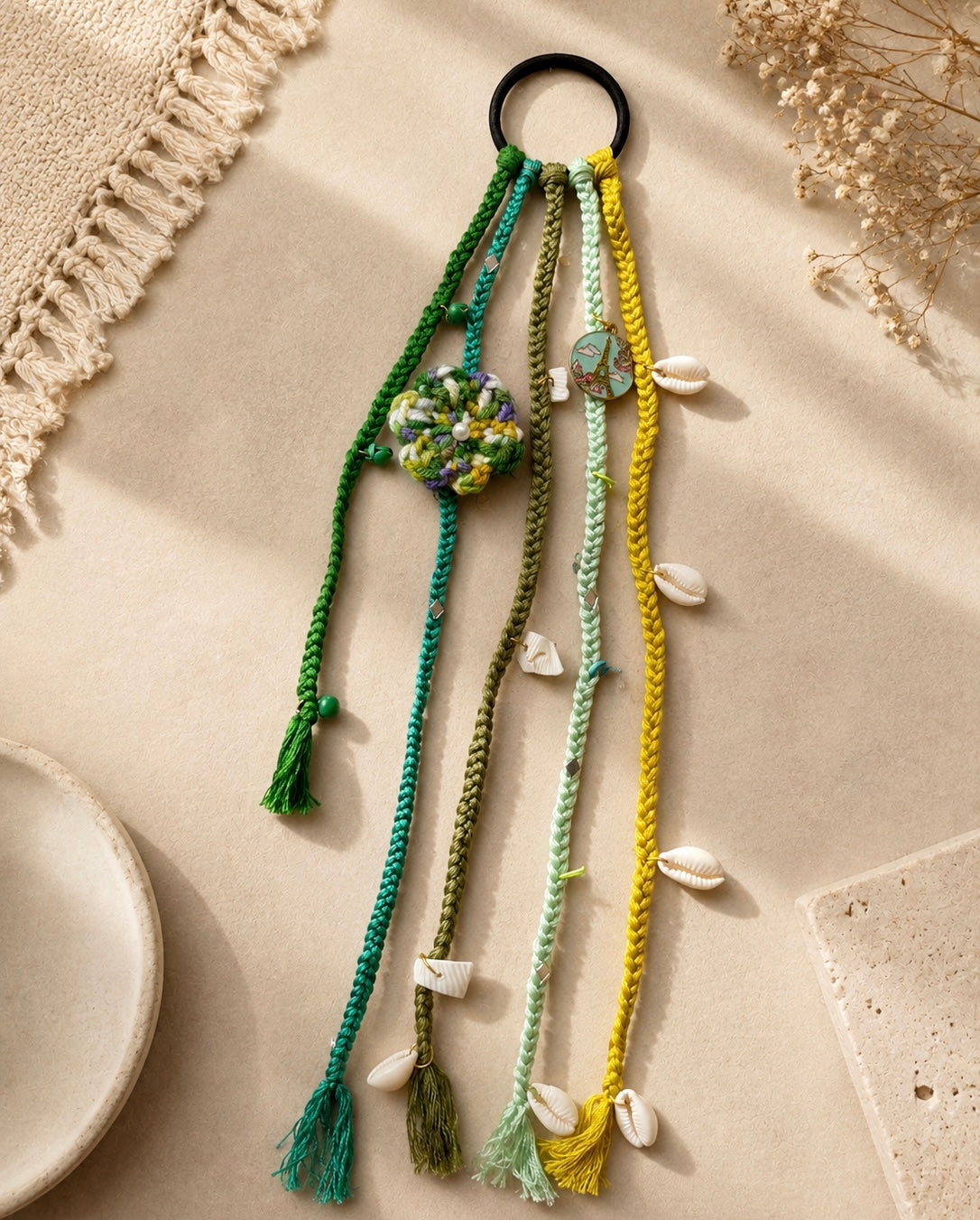 SAGE CHARM HAIRTIE