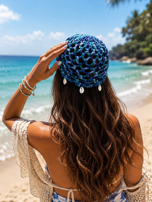 PARADISE SKIES CROCHET CAP