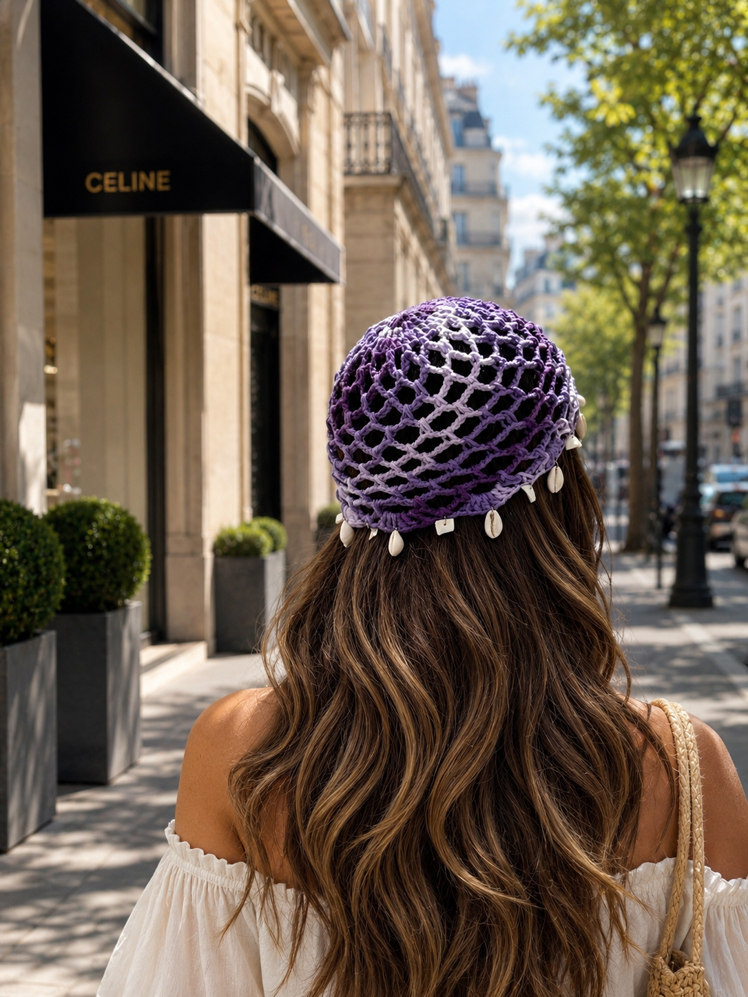 LAVENDER HAUZE CROCHET CAP