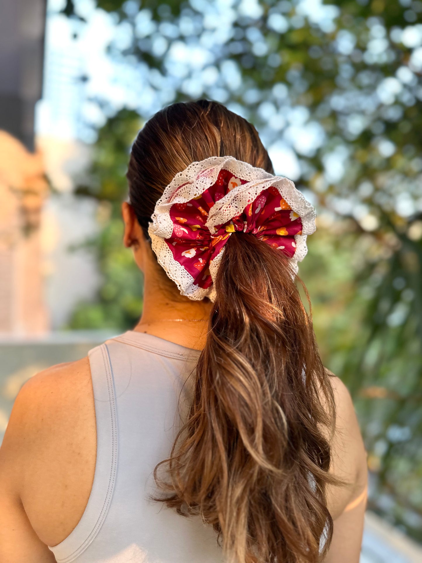 MUSHROOM GIANT SCRUNCHIE