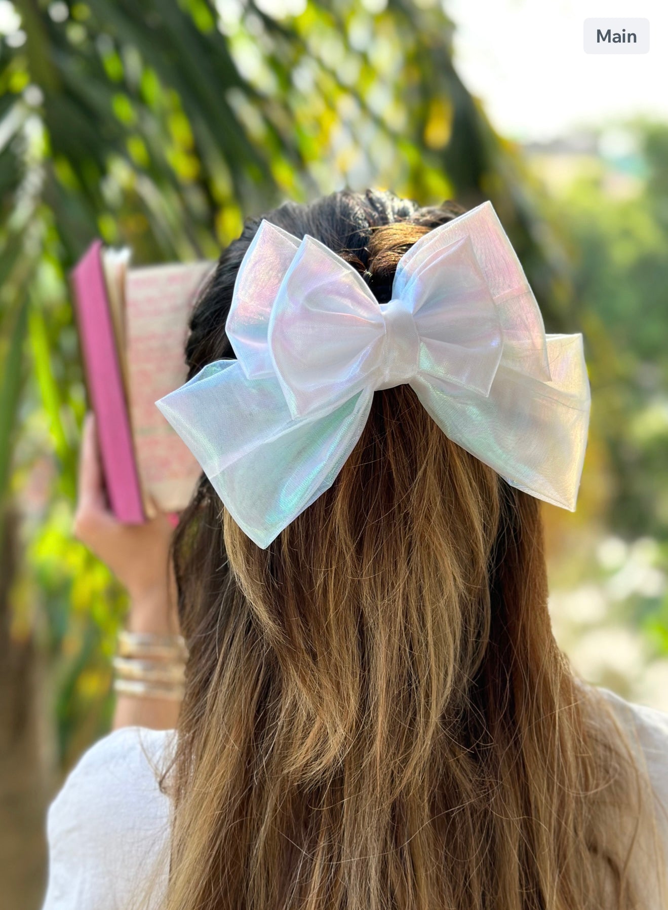 UNICORN PIGTAIL BOW