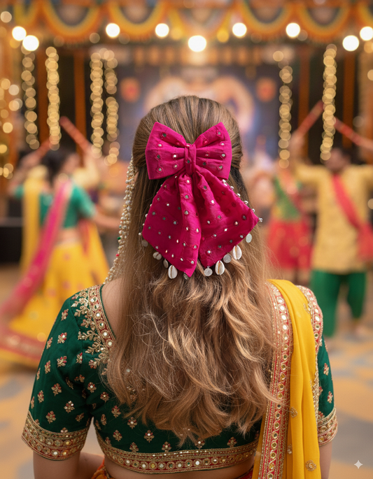 RANG LAAL PIGTAIL BOW