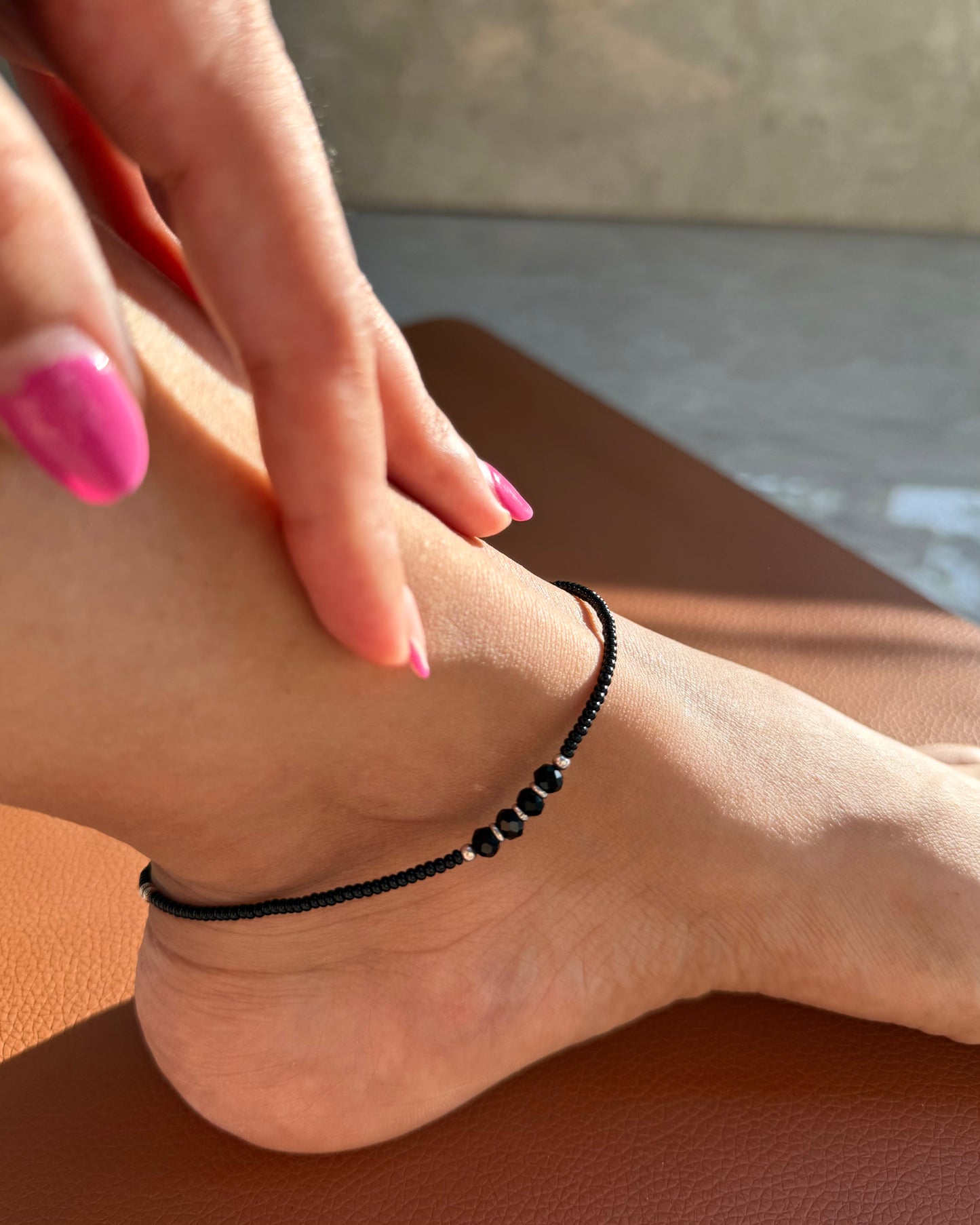 MINIMAL SILVER ANKLET