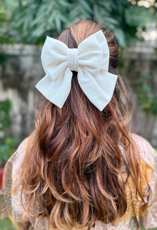SPARKLE PIGTAIL BOW
