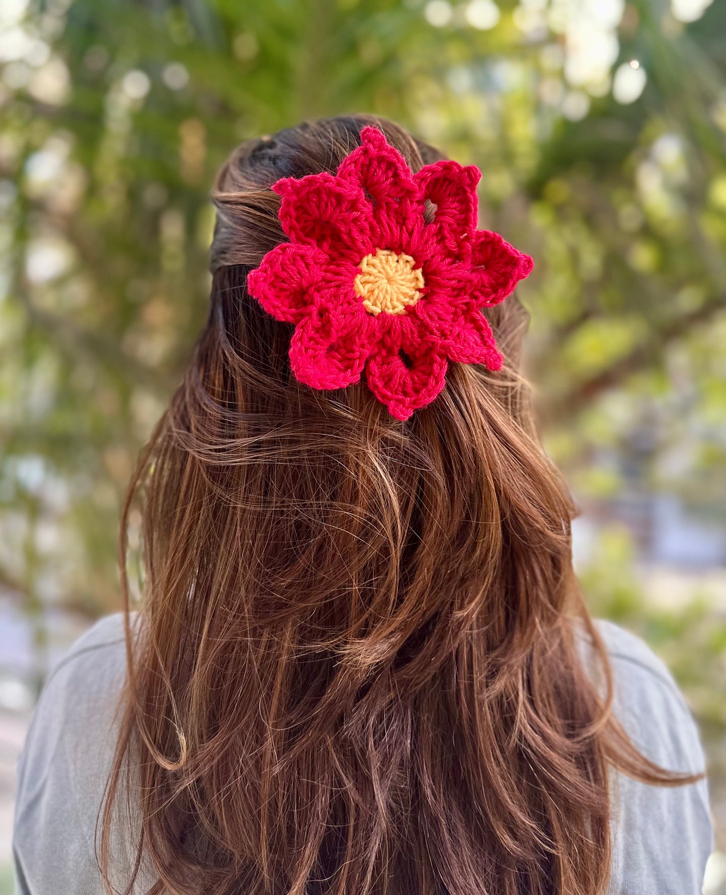 APPLE PIE CROCHET BOW