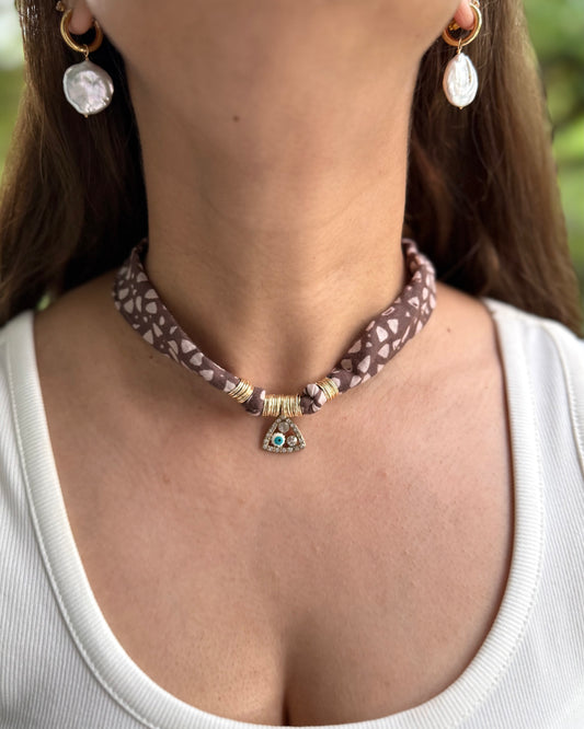 EVIL EYE CHARM NECKLACE