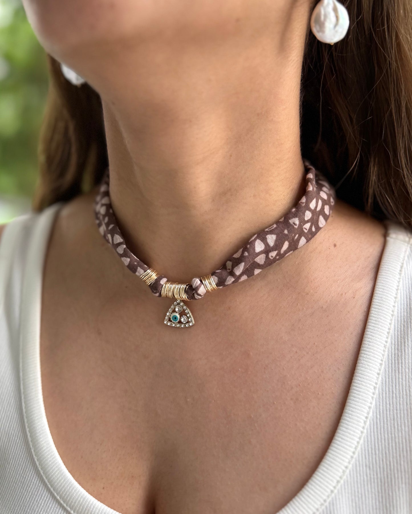 EVIL EYE CHARM NECKLACE