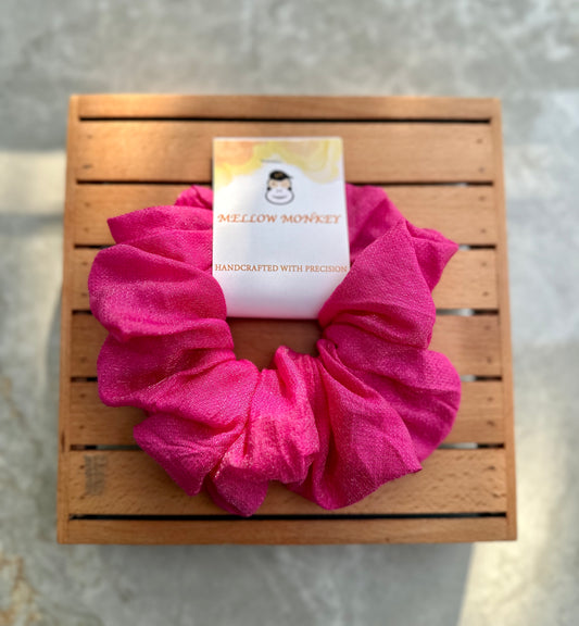 PEONY COTTON SCRUNCHIE