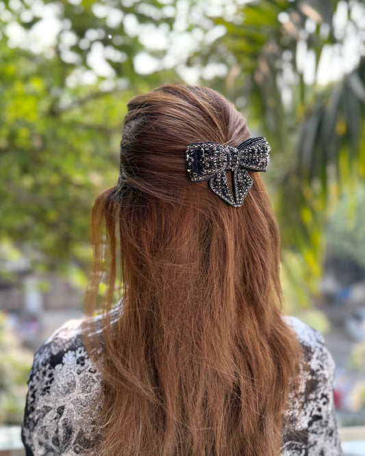 NIGHTINGALE BEJEWELLED BOW