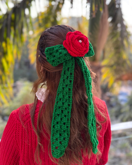 GARLANDS CROCHET BOW