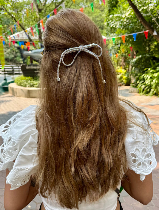 SHIMMER BEJEWELLED BOW