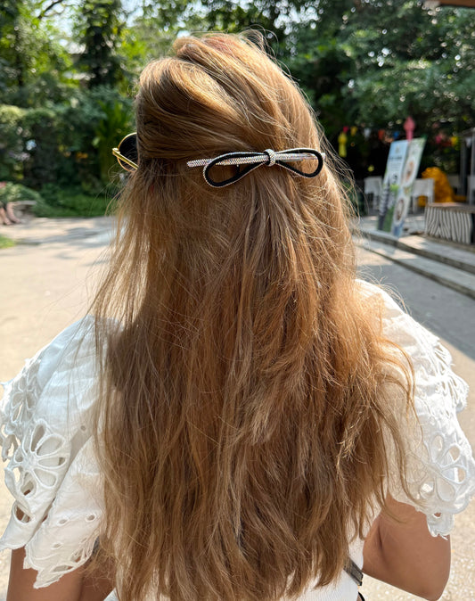 MOONLIGHT BEJEWELLED BOW