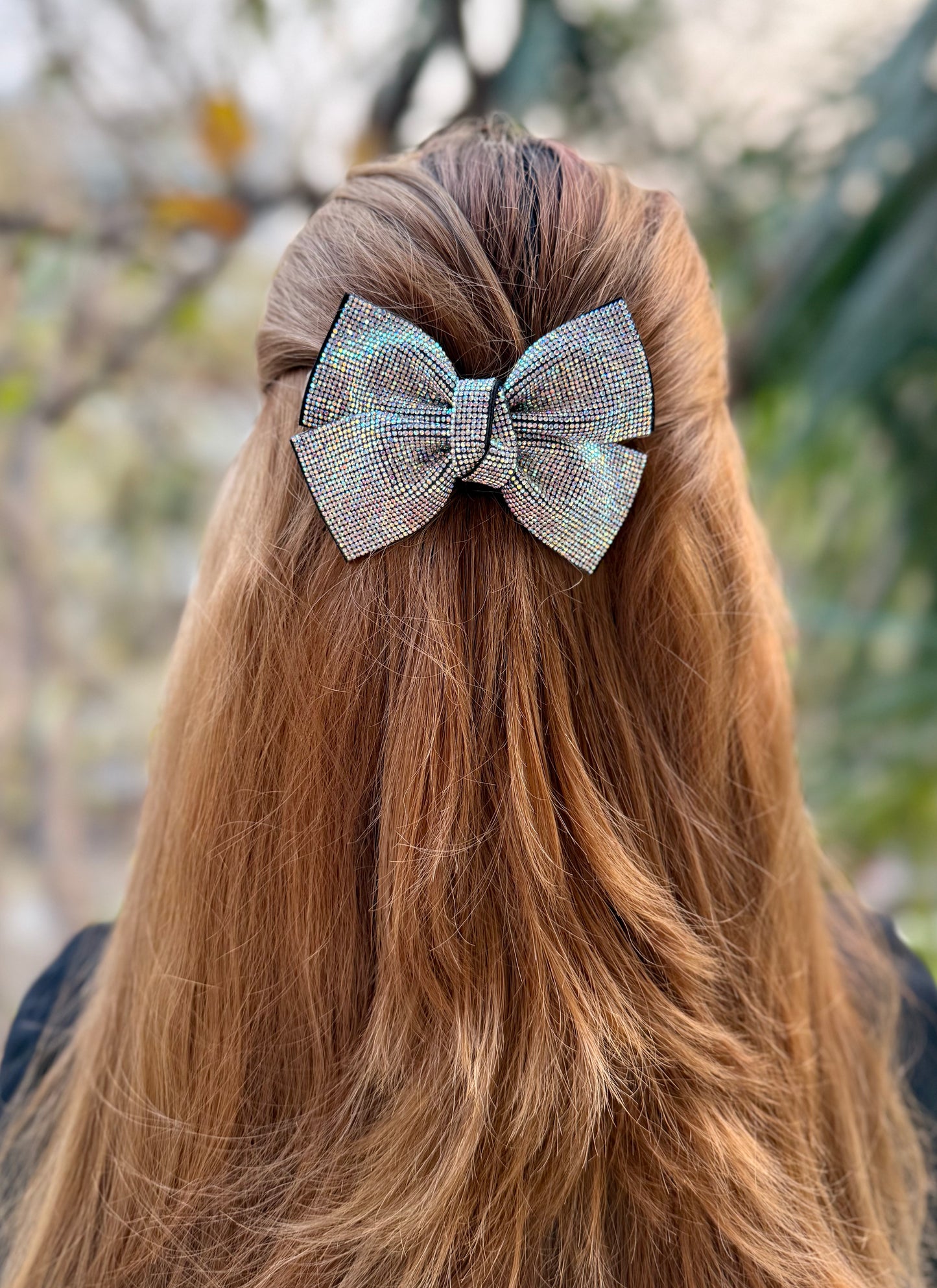 SHIMMER BEJEWELLED BOW