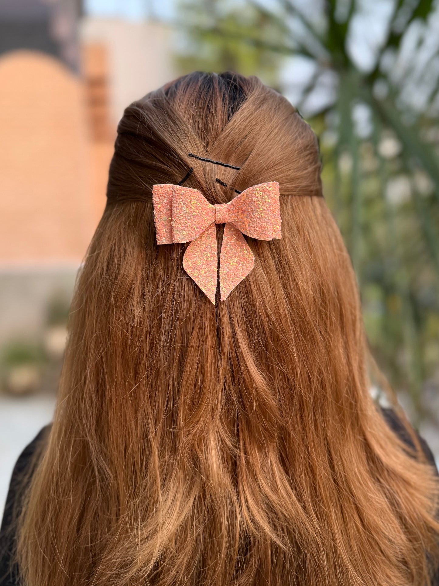 PEACH CLASSIC BOW