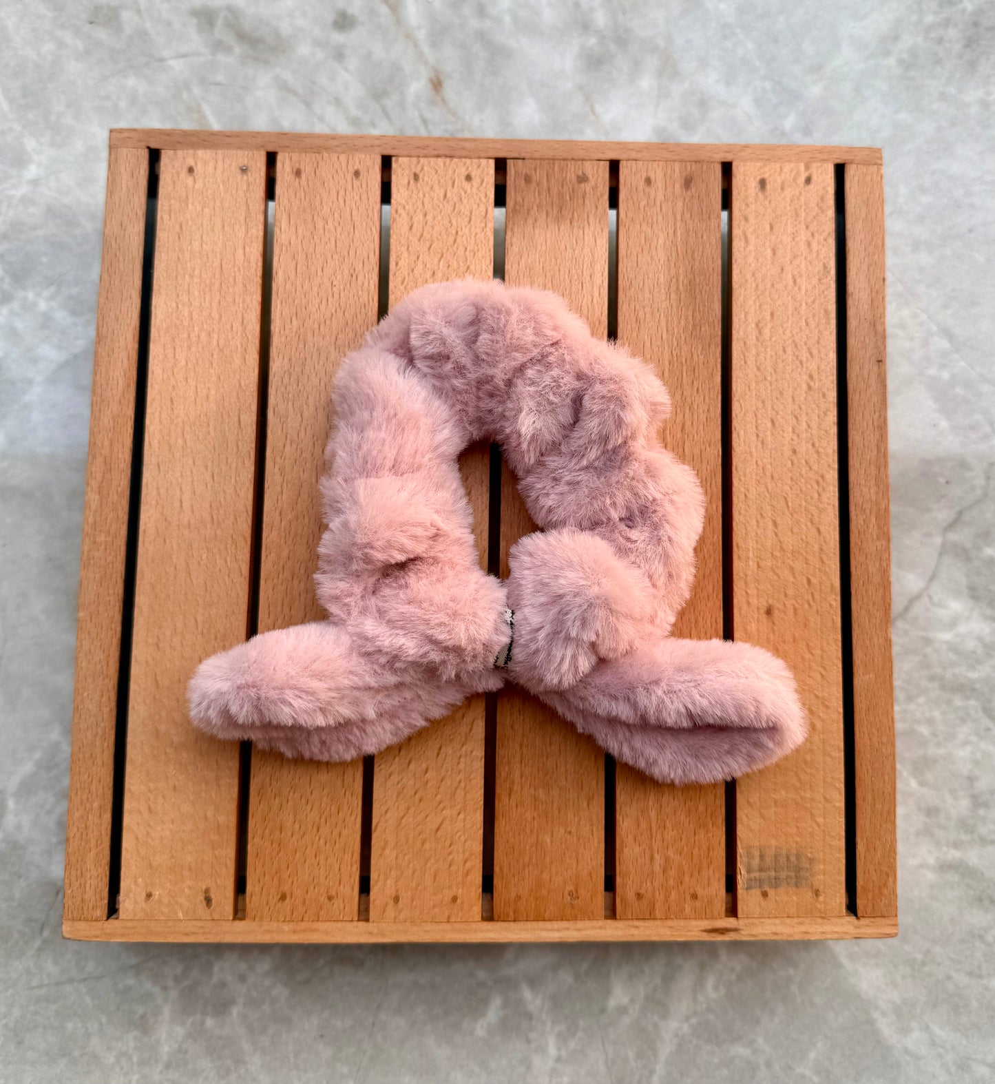 BABY PINK SOFT SCRUNCHIE