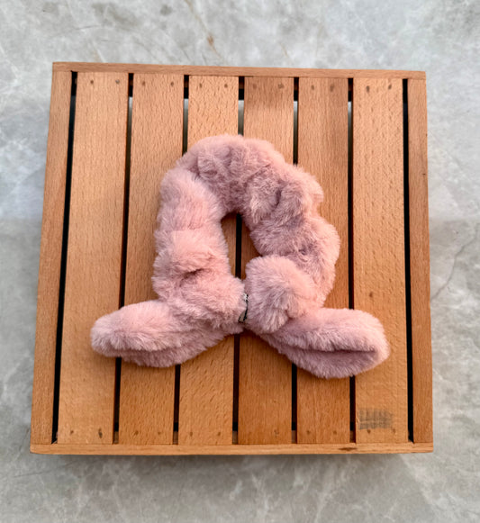BABY PINK SOFT SCRUNCHIE