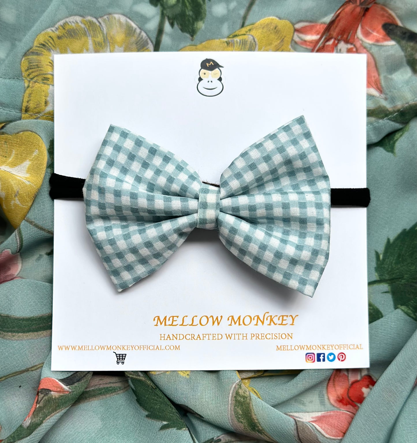 GINGHAM KIDS HEADBAND