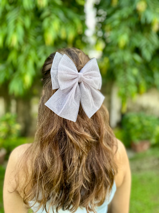 SPARKLY PIGTAIL BOW