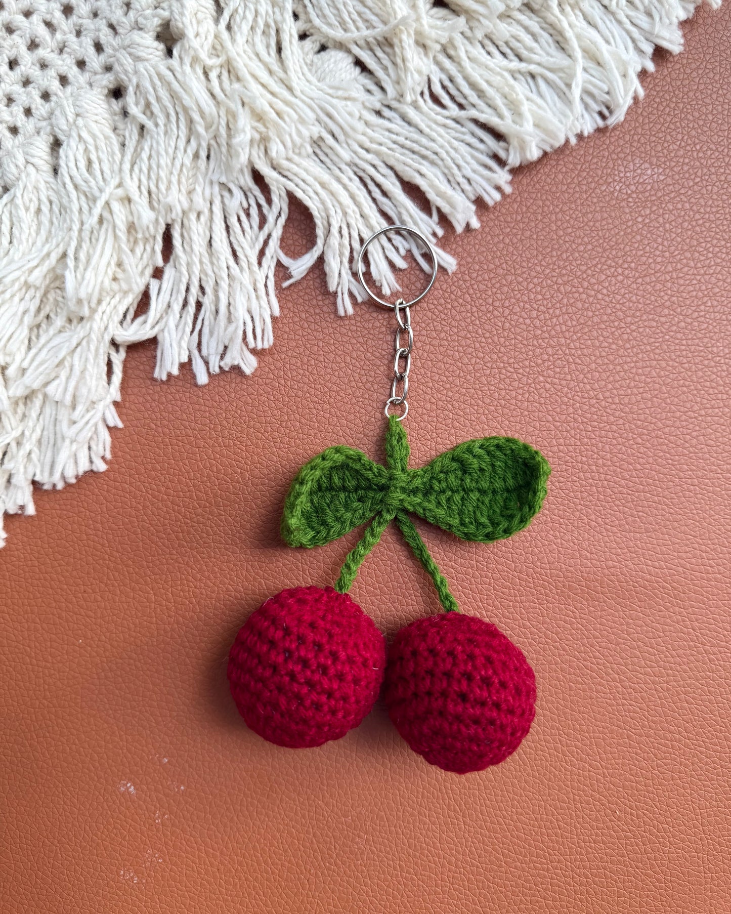 CHERRY KEYCHAIN