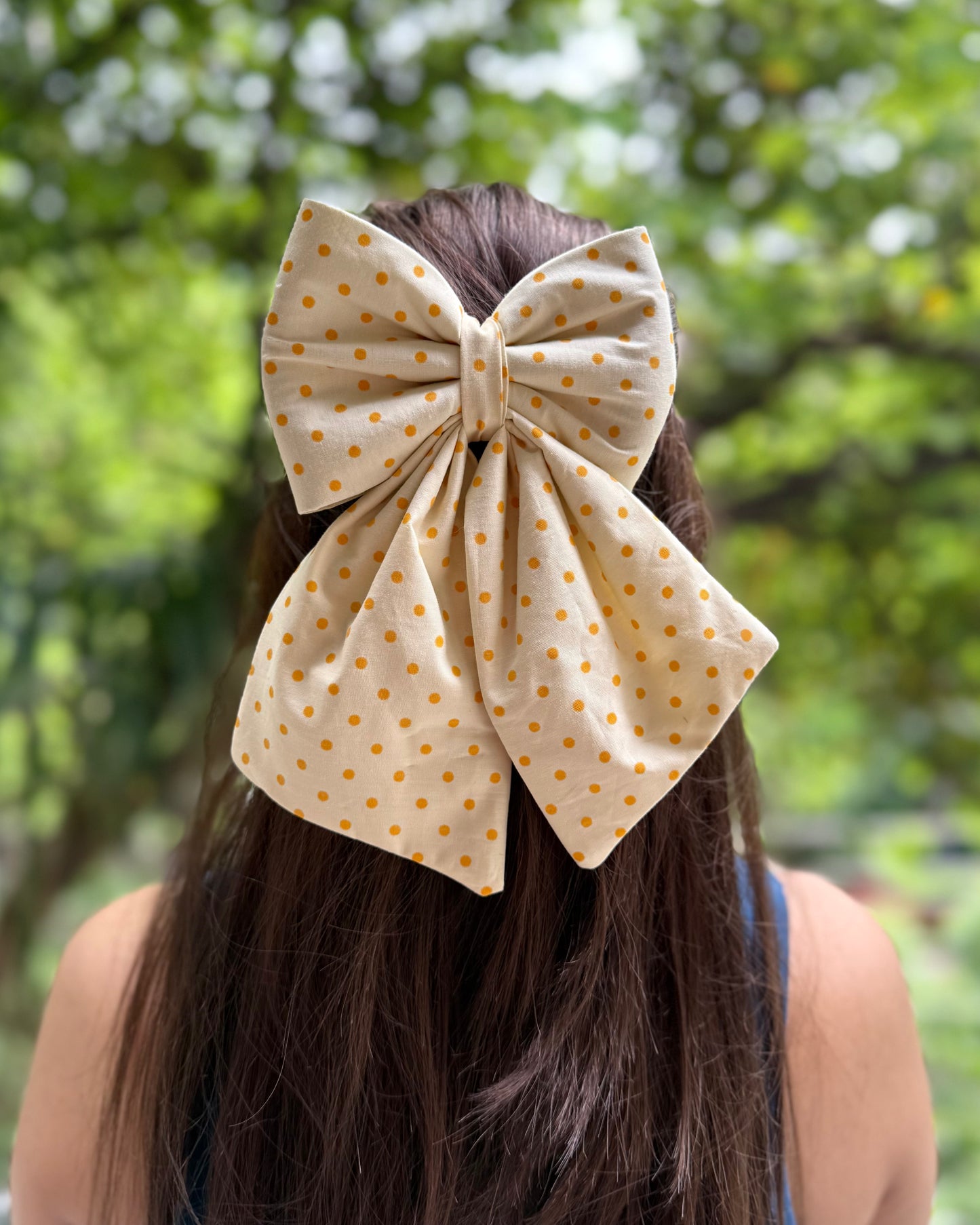 CIRCLE PIGTAIL BOW