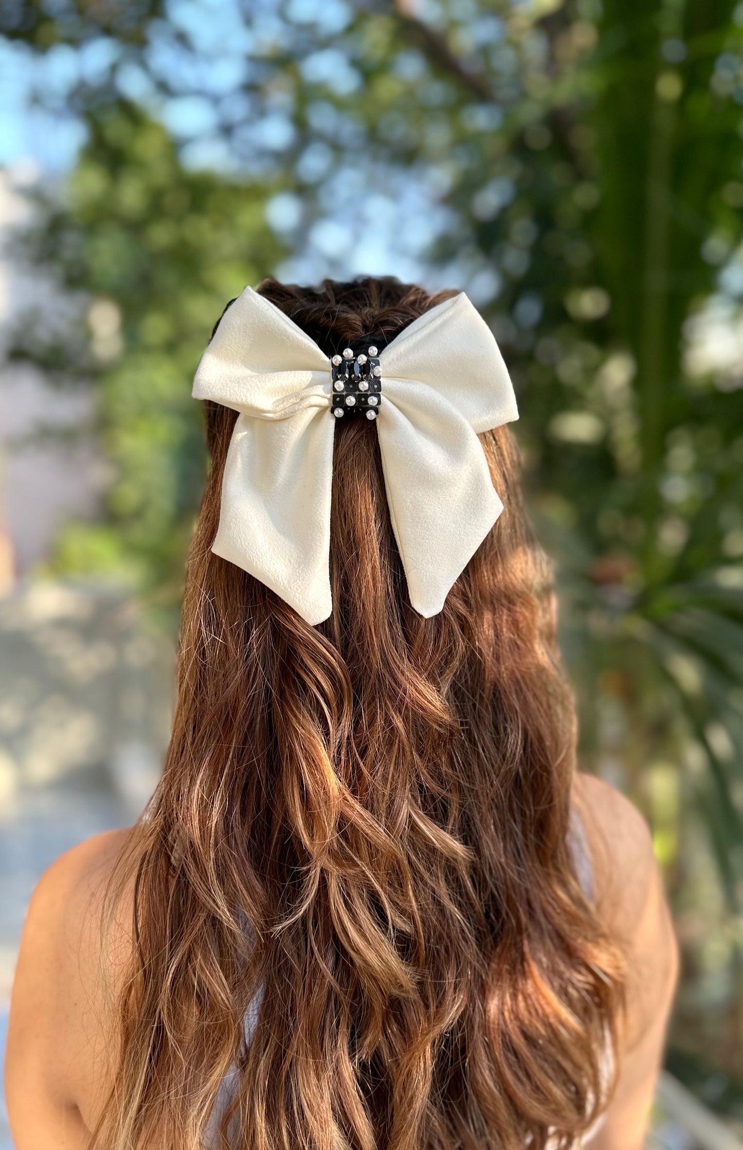 GRAINY PIGTAIL BOW