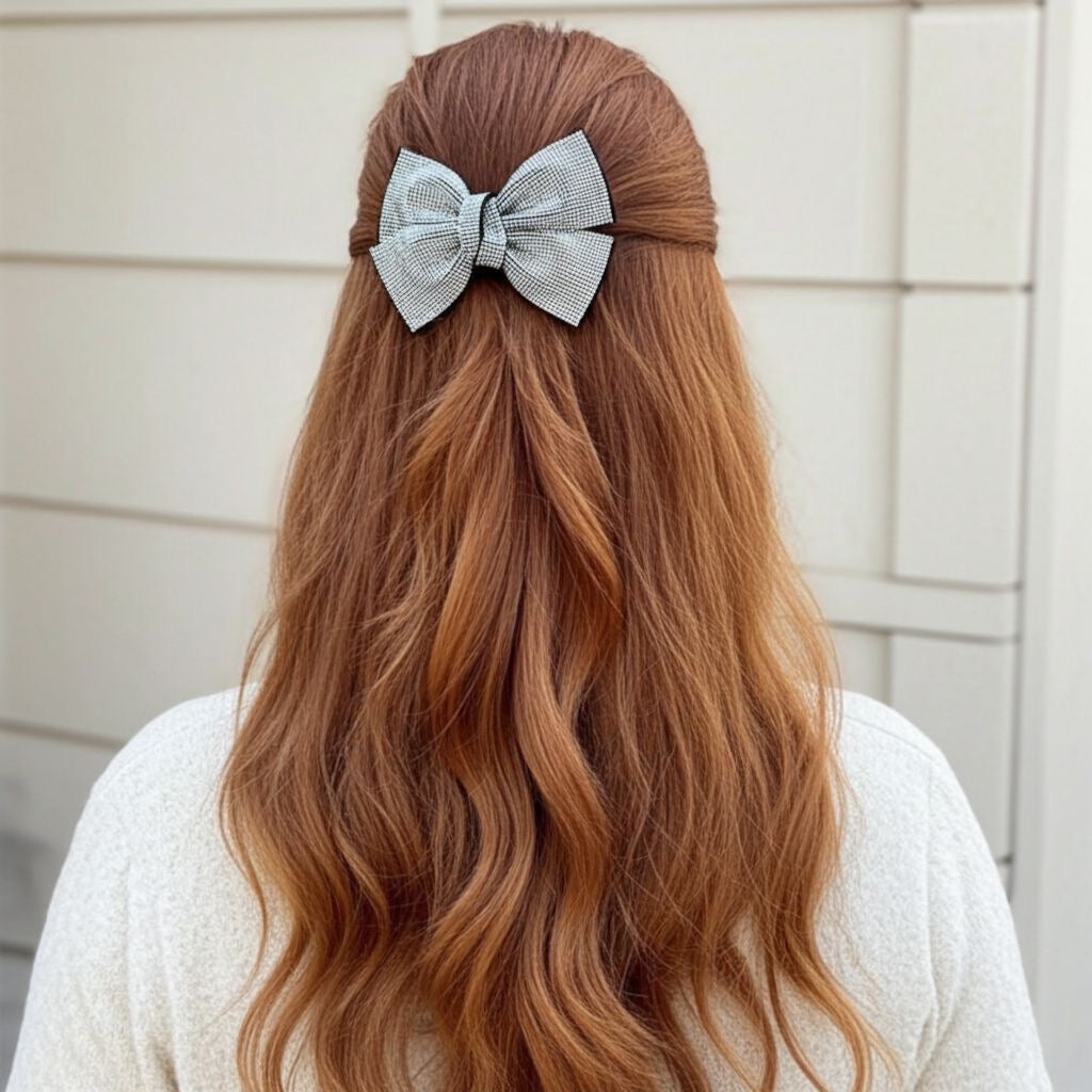 SHIMMER BEJEWELLED BOW