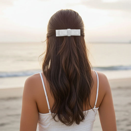 MIDNIGHT GLORY BEJEWELLED BOW