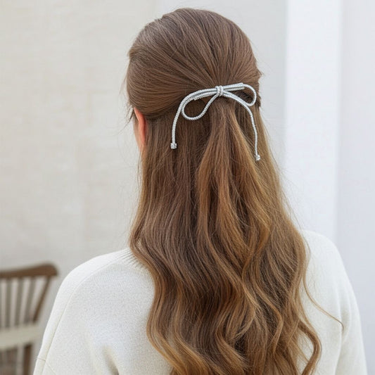 SHIMMER BEJEWELLED BOW