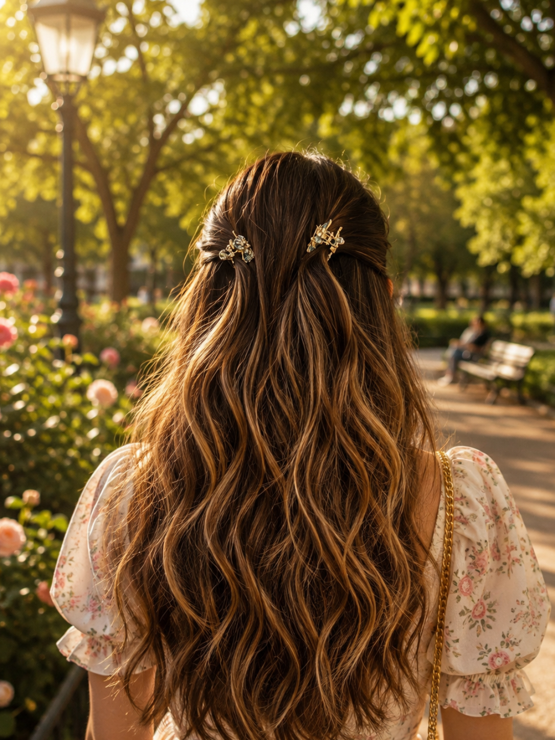 SAPPHIRE SKY MINI HAIR CLAW