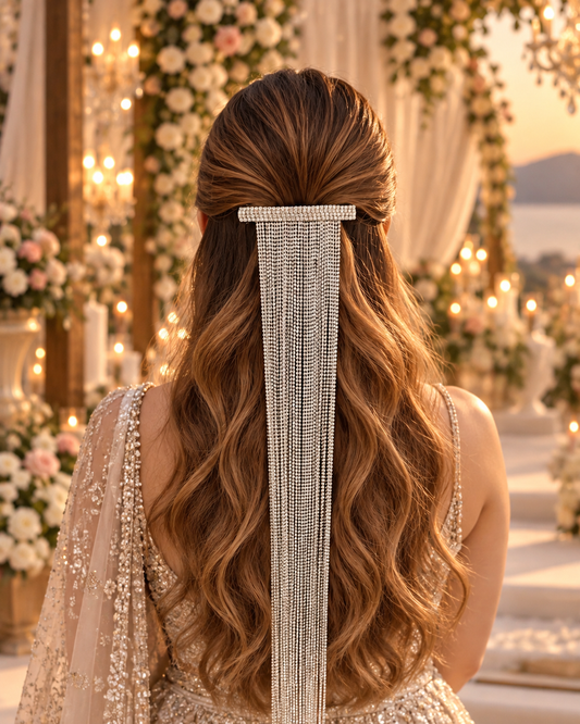 STARLIGHT RHINESTONE BEJEWELLED BOW
