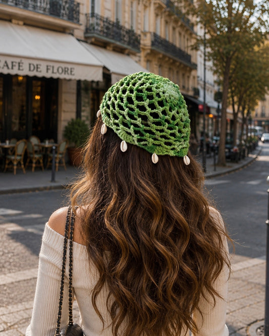 MATCHA MUSE CROCHET CAP
