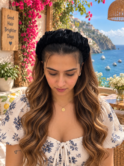 MIDNIGHT VELVET HEADBAND