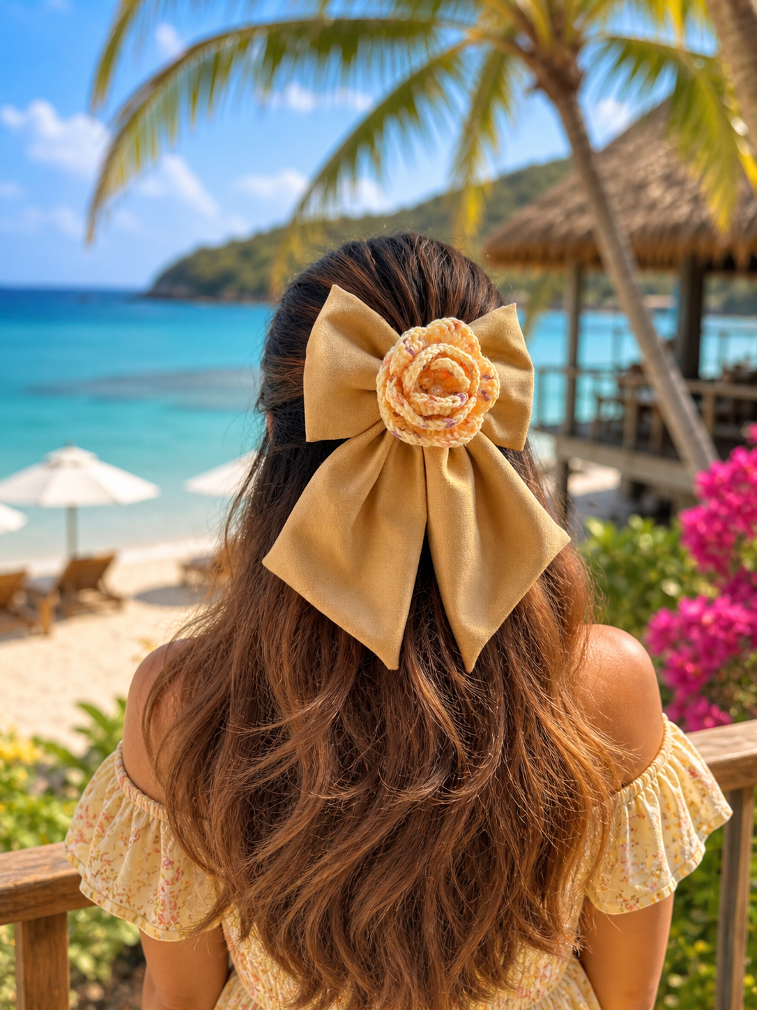 BUTTERCUP CROCHET BOW