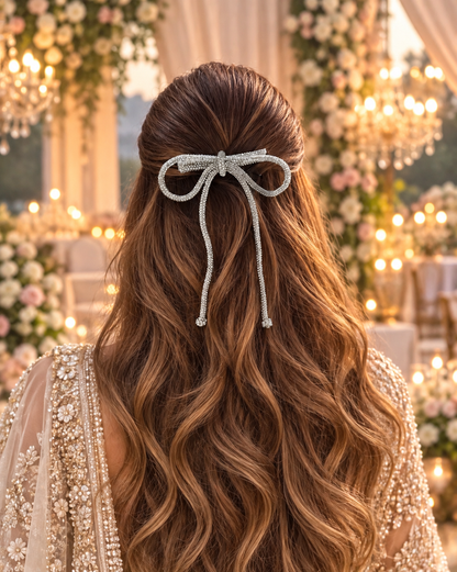 MOONLIGHT BEJEWELLED BOW