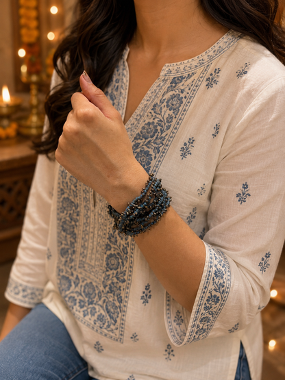 AZURE WRAP NECKLACE