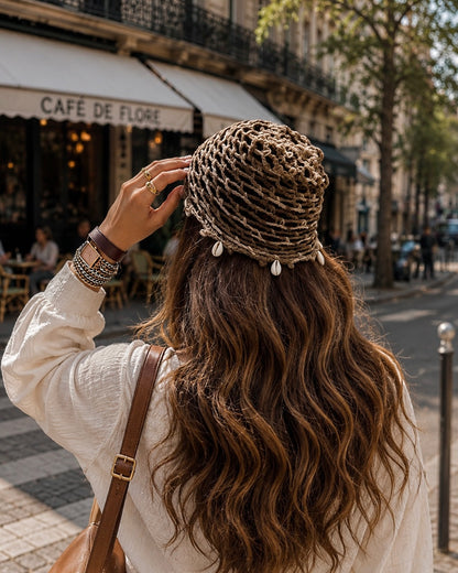 MOCHA MUSE CROCHET CAP