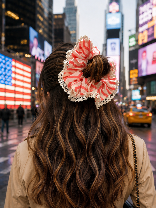 PEONY BREEZE GIANT SCRUNCHIE