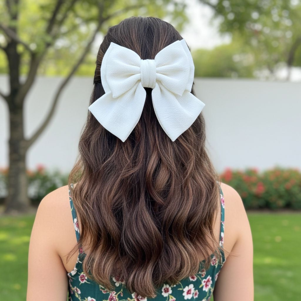 SPARKLE PIGTAIL BOW
