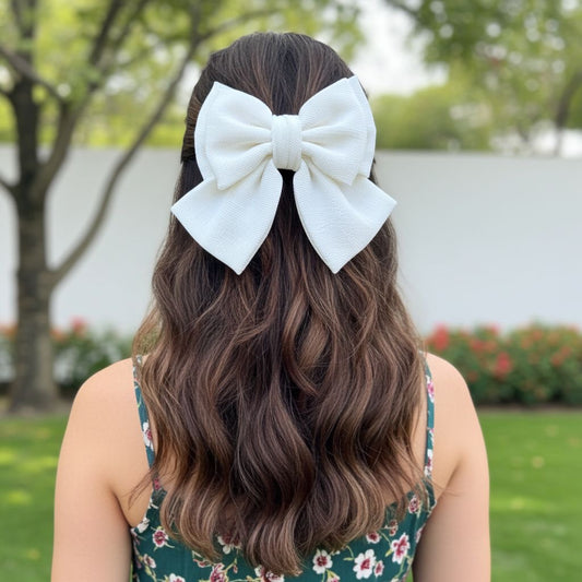SPARKLE PIGTAIL BOW