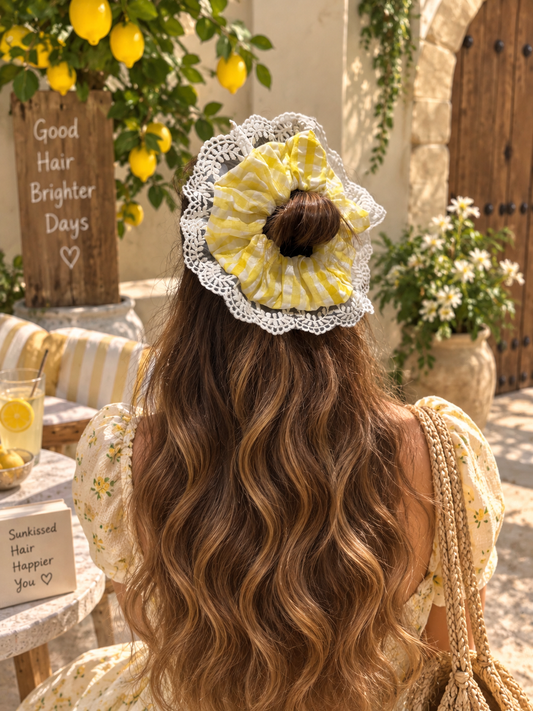 SUNLIT GOLD GIANT SCRUNCHIE