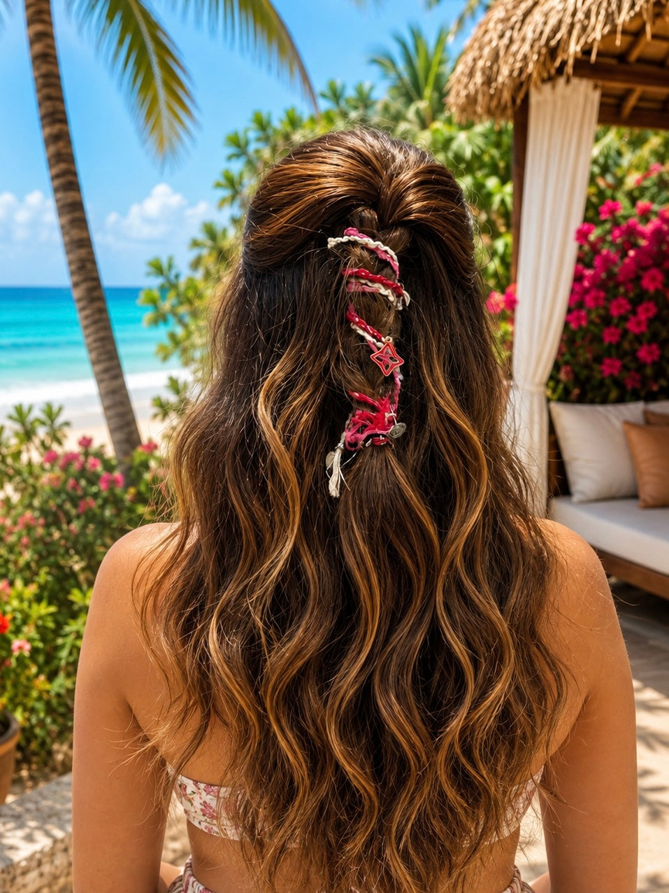 RUBY CHARM HAIR STRINGS