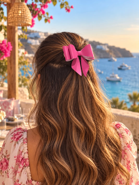 CHERRY BLUSH BOW