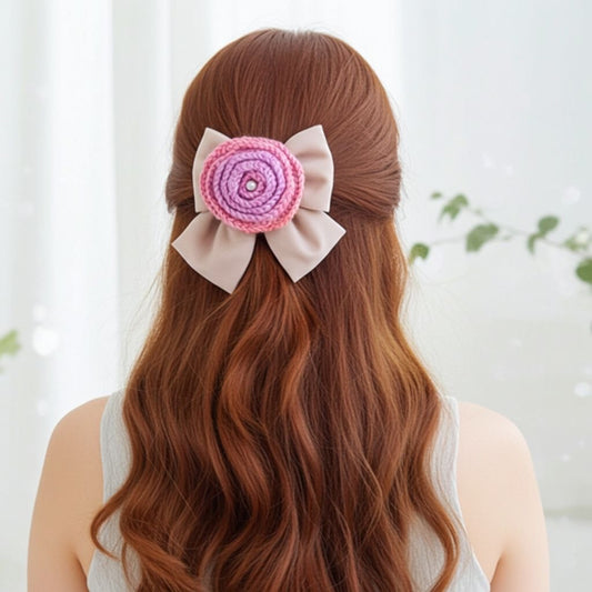 DUSTY MILLER PIGTAIL BOW
