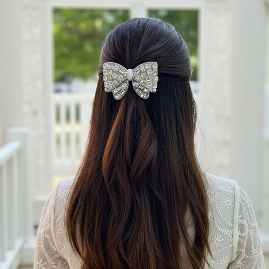 SANCY BEJEWELLED BOW