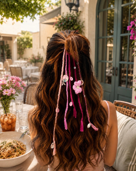 PINK CLOUD HAIRTIE
